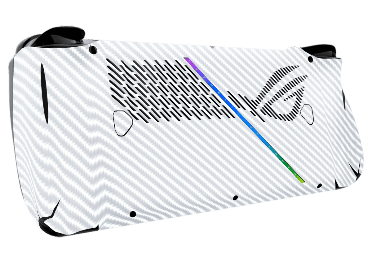 Fibra Carbono Blanco Skin Asus Rog Ally X Xonebrand