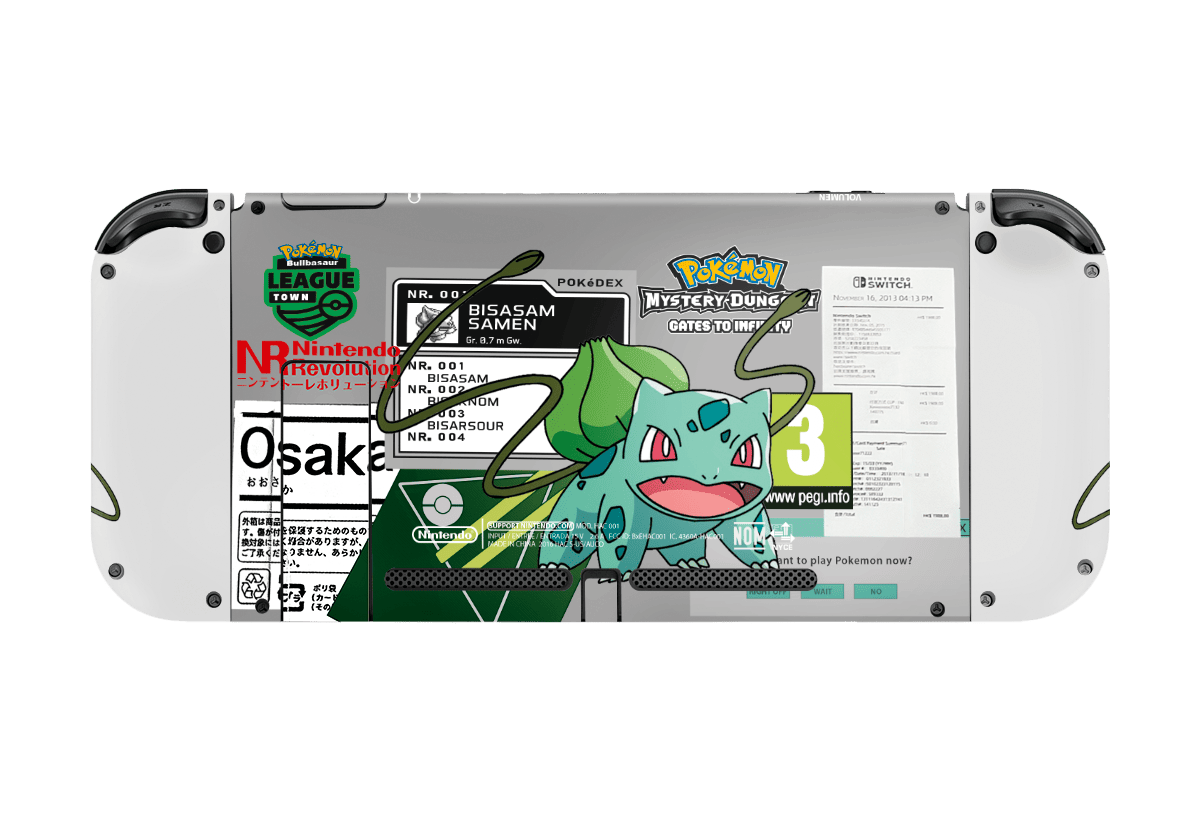 Pokemon League Mysteriy Dungeon Skin Nintendo Switch (2017) Xonebrand