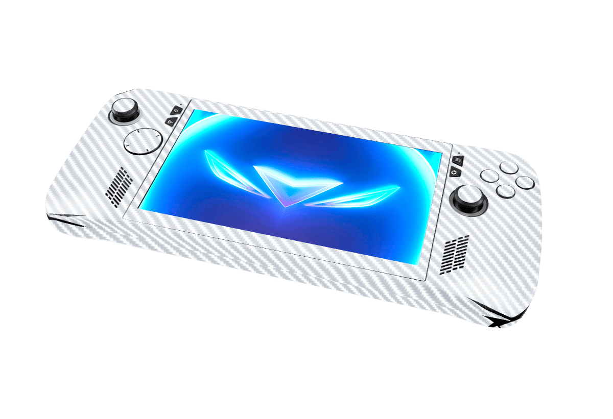 Fibra Carbono Blanco Skin Asus Rog Ally X Xonebrand