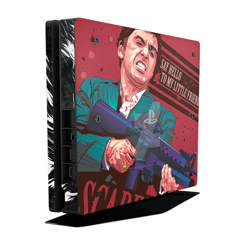 Cara Cortada Skin Playstation 4 Slim