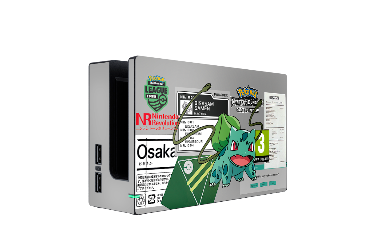 Pokemon League Mystery Dungeon Skin Nintendo Switch (2017)