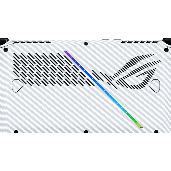 Fibra Carbono Blanco Skin Asus Rog Ally X Xonebrand