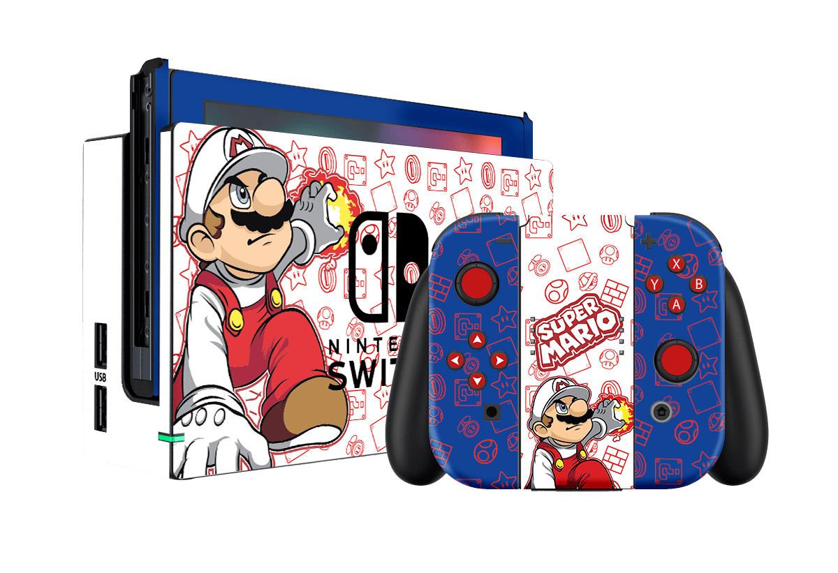 Super Mario Skin Nintendo Switch (2017) Xonebrand
