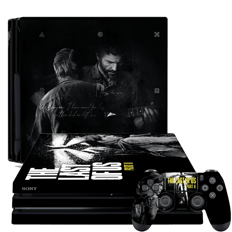 The las of Us II Skin Playstation 4 Pro Xonebrand