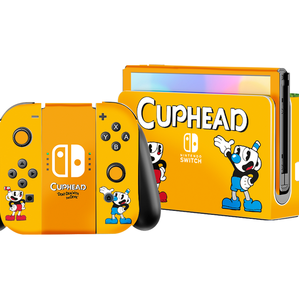 Chuphead Skin Nintendo Switch OLED (2021) Xonebrand