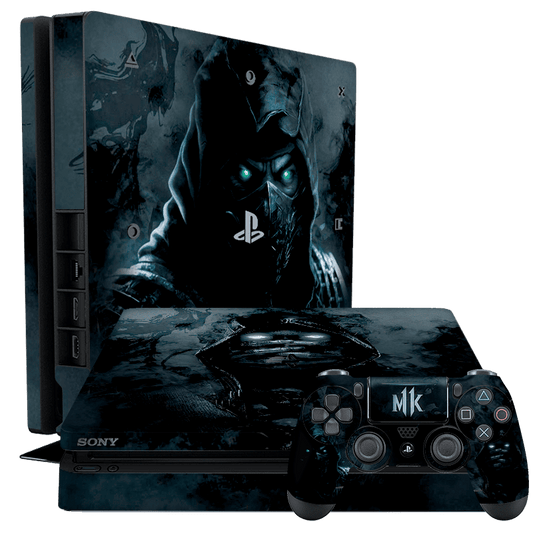 Mortal Kombat Scorpion Skin Playstation 4 Slim