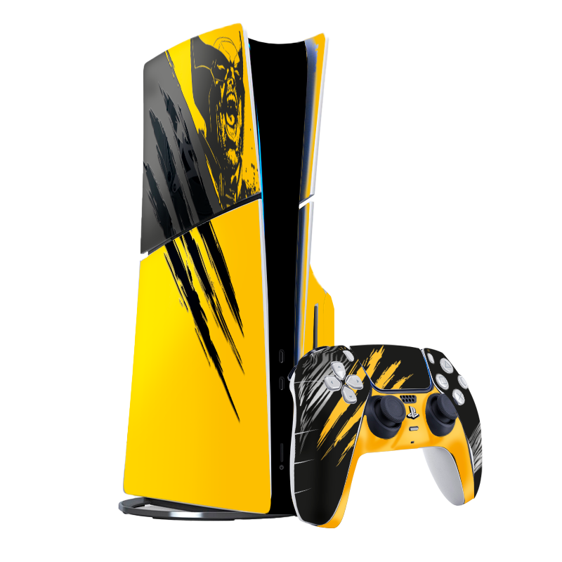 Wolverine Skin Playstation 5 Slim Xonebrand