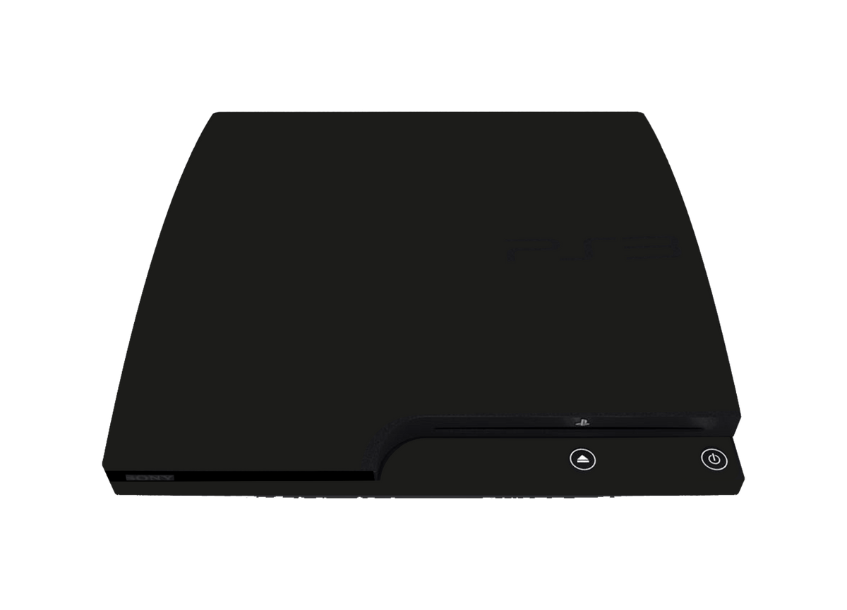Mate Negro Skin Playstation 3 Slim Xonebrand