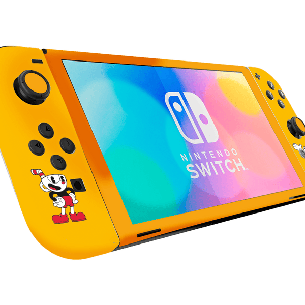 Chuphead Skin Nintendo Switch OLED (2021) Xonebrand