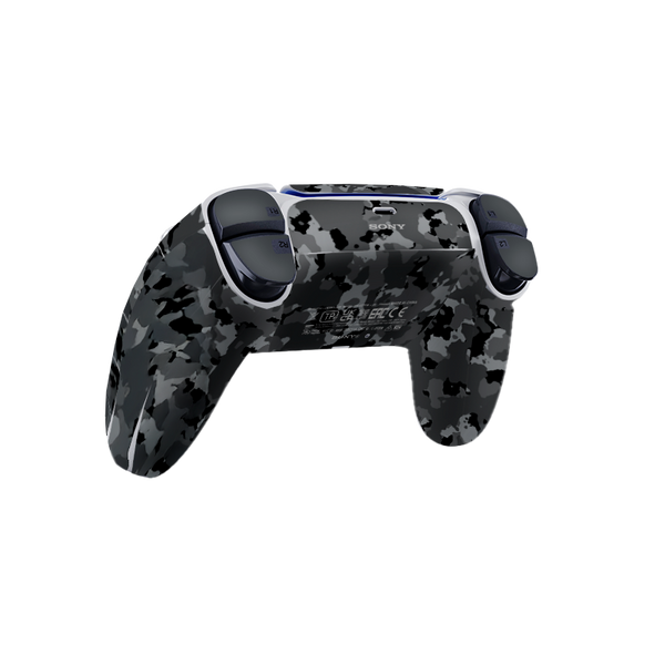Black Camouflage Skin Playstation 5 DualSense Full Xonebrand