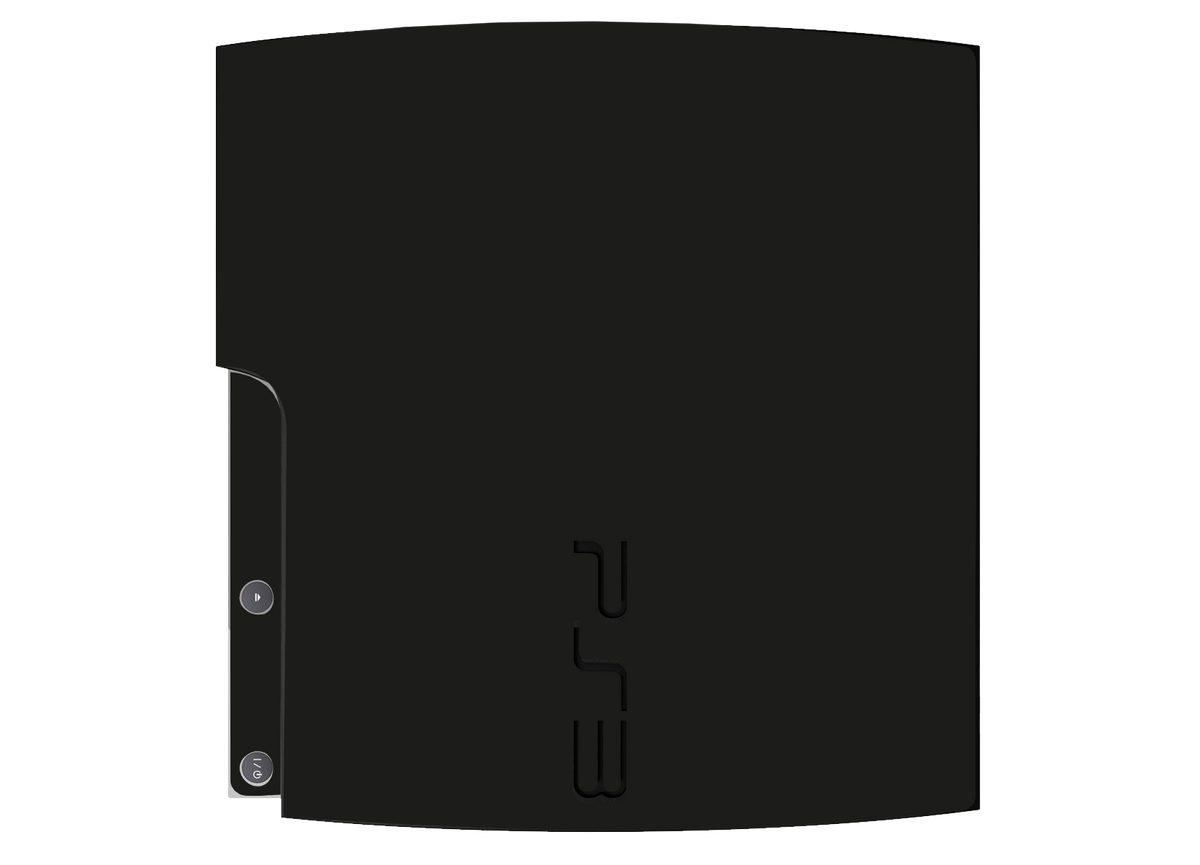 Mate Negro Skin Playstation 3 Slim Xonebrand
