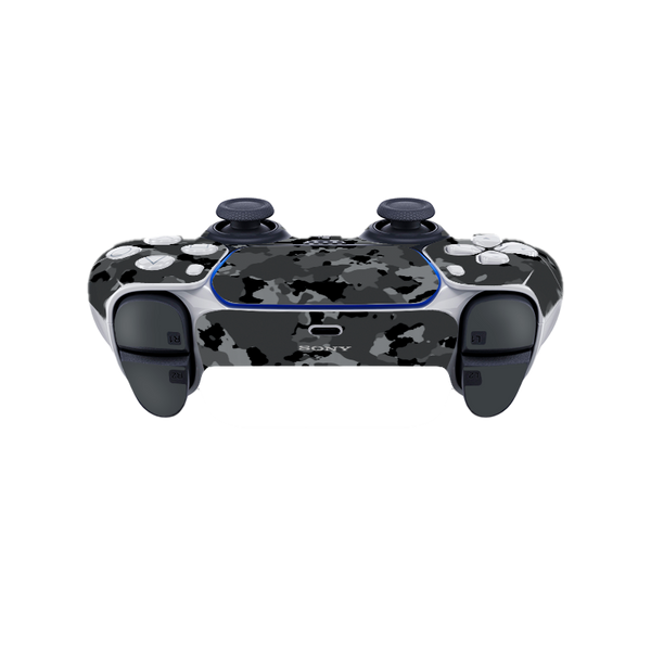 Black Camouflage Skin Playstation 5 DualSense Full Xonebrand