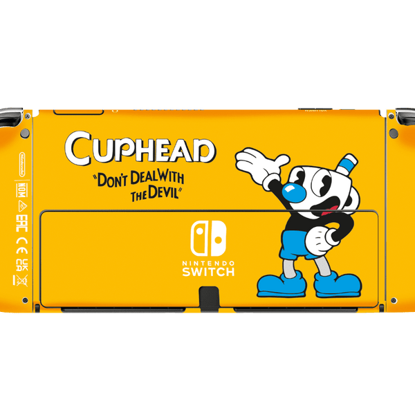 Chuphead Skin Nintendo Switch OLED (2021) Xonebrand