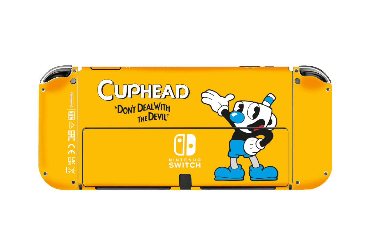 Chuphead Skin Nintendo Switch OLED (2021) Xonebrand