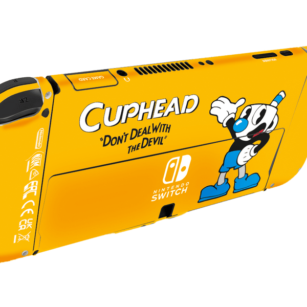 Chuphead Skin Nintendo Switch OLED (2021) Xonebrand