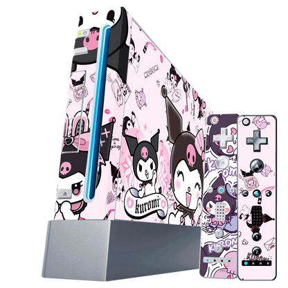 Kuromi Nintendo Wii Skin