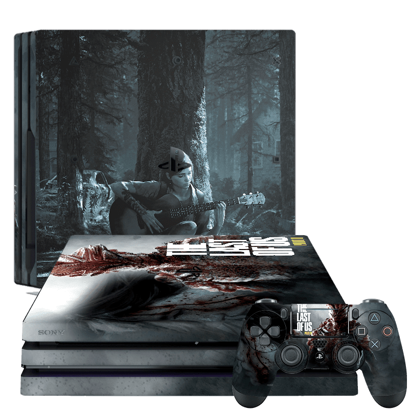 The las of Us II Skin Playstation 4 Pro Xonebrand
