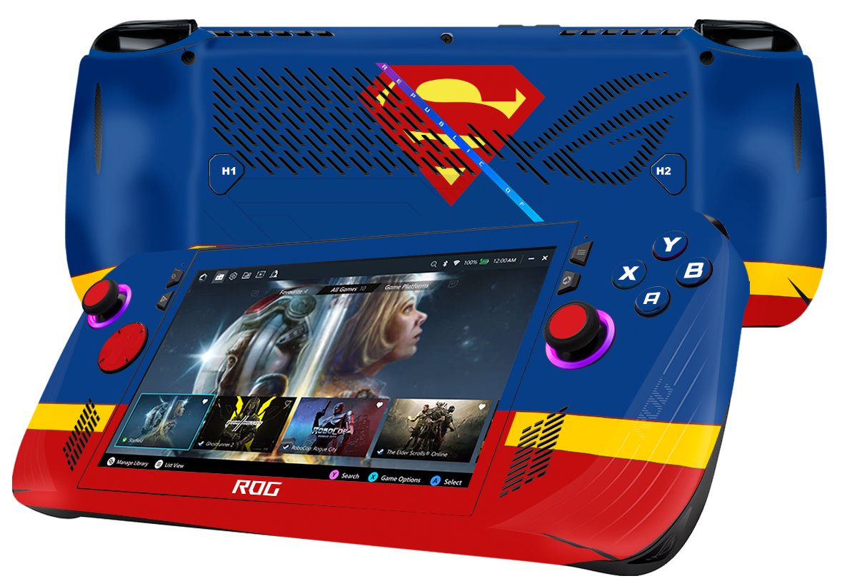 Superman Skin Asus Rog Ally X Xonebrand