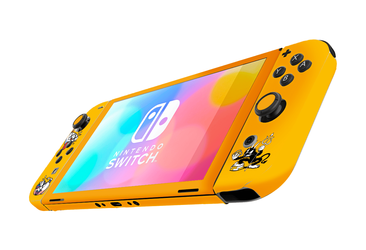 Chuphead Skin Nintendo Switch OLED (2021) Xonebrand