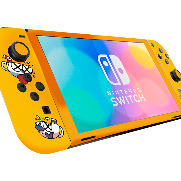 Chuphead Skin Nintendo Switch OLED (2021) Xonebrand