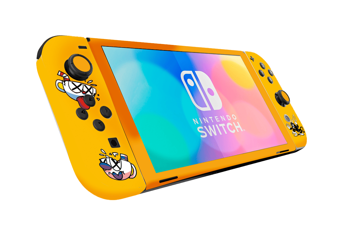 Chuphead Skin Nintendo Switch OLED (2021) Xonebrand