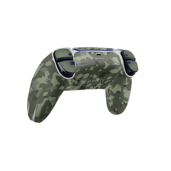Green Camouflage Skin Playstation 5 DualSense Full Xonebrand