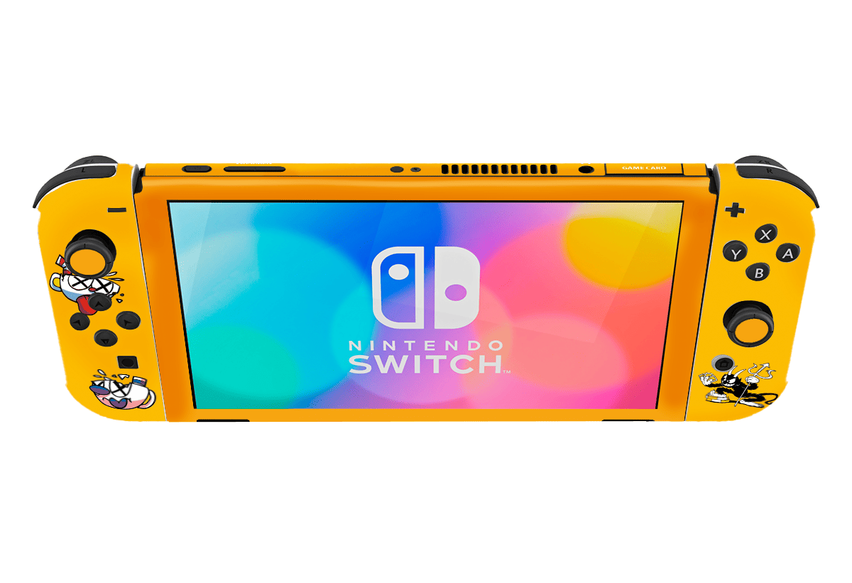 Chuphead Skin Nintendo Switch OLED (2021) Xonebrand