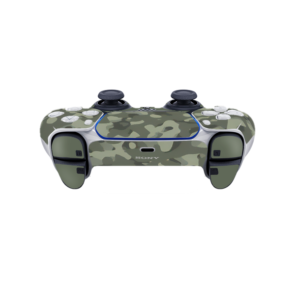 Green Camouflage Skin Playstation 5 DualSense Full Xonebrand