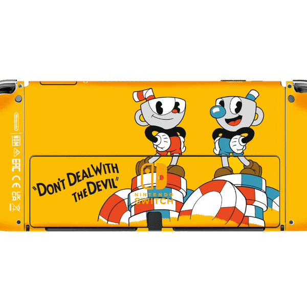 Chuphead Skin Nintendo Switch OLED (2021) Xonebrand