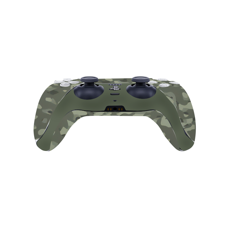 Green Camouflage Skin Playstation 5 DualSense Full Xonebrand
