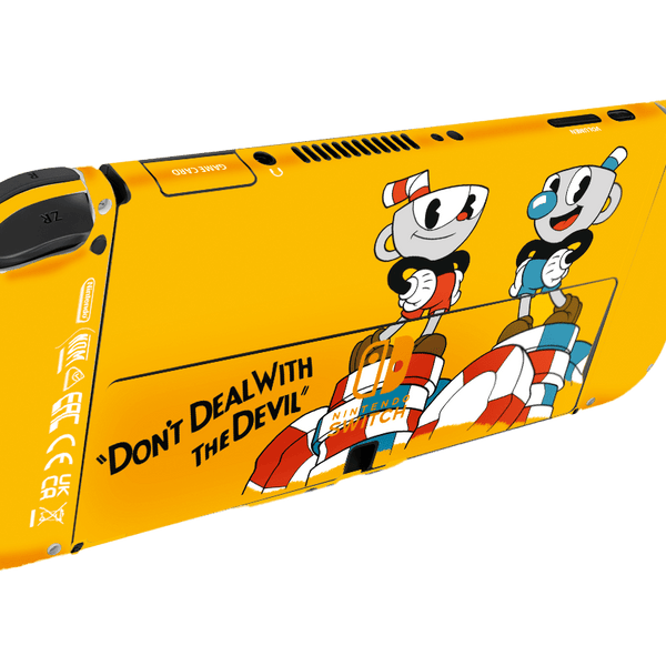 Chuphead Skin Nintendo Switch OLED (2021) Xonebrand