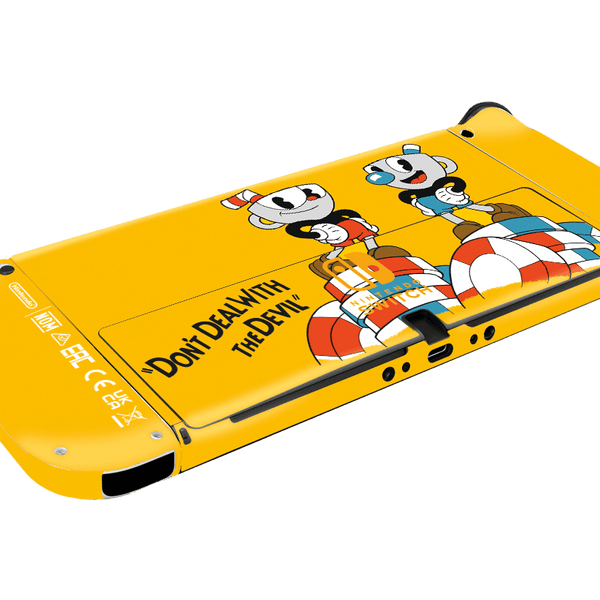 Chuphead Skin Nintendo Switch OLED (2021) Xonebrand