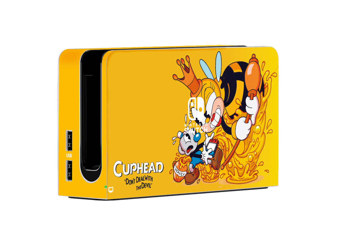 Chuphead Skin Nintendo Switch OLED (2021) Xonebrand