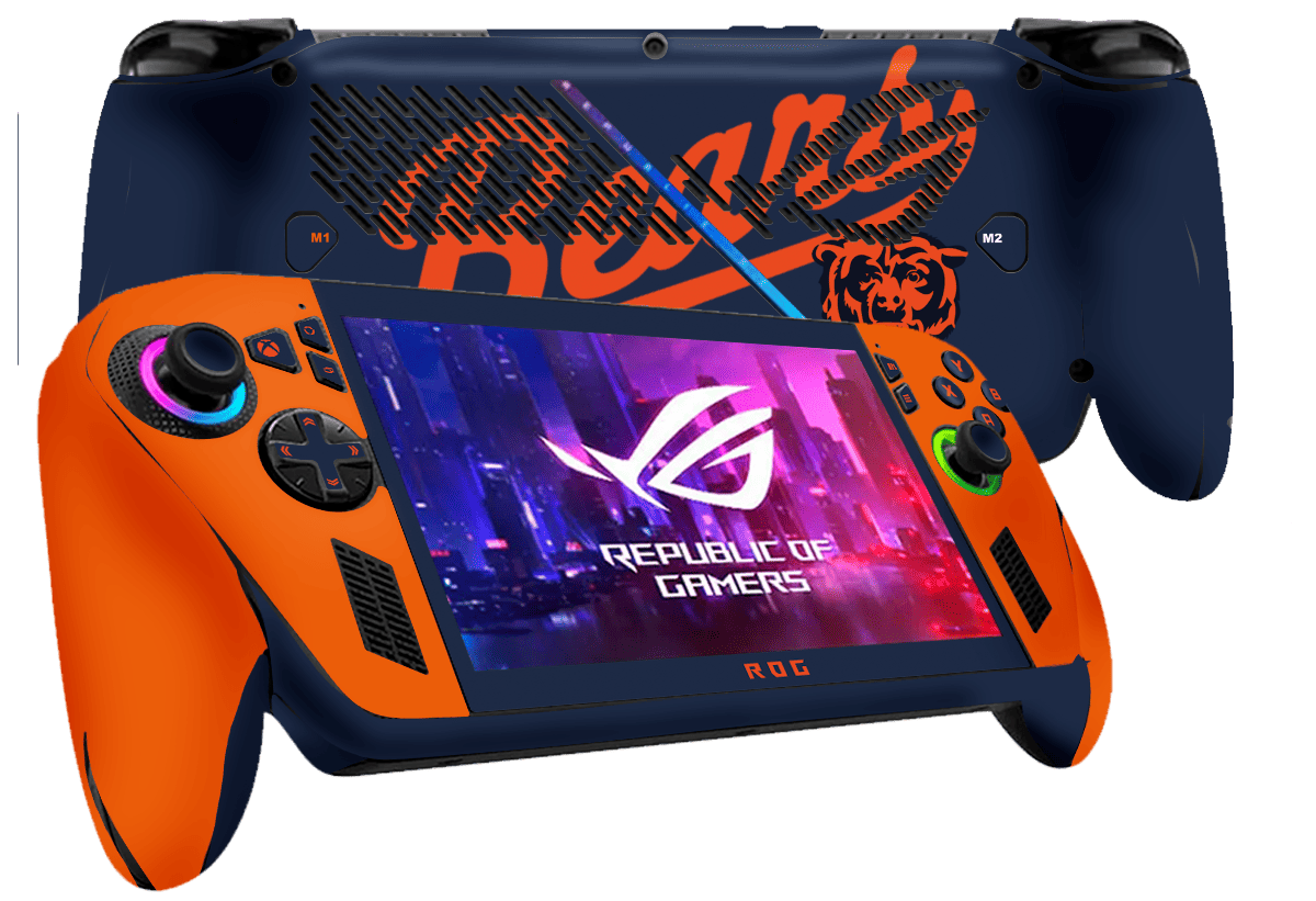 Chicago Bears ROG Xbox Ally Skin Xonebrand