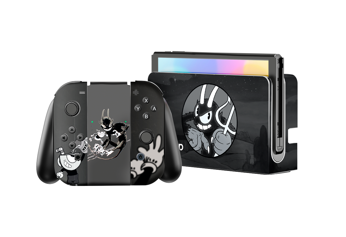 Chuphead Evil Skin Nintendo Switch OLED (2021) Xonebrand