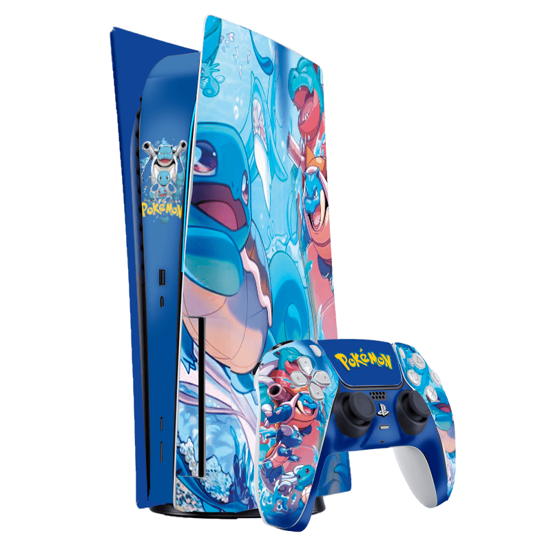 Pokemon Squirtle Skin Playstation 5 Fat