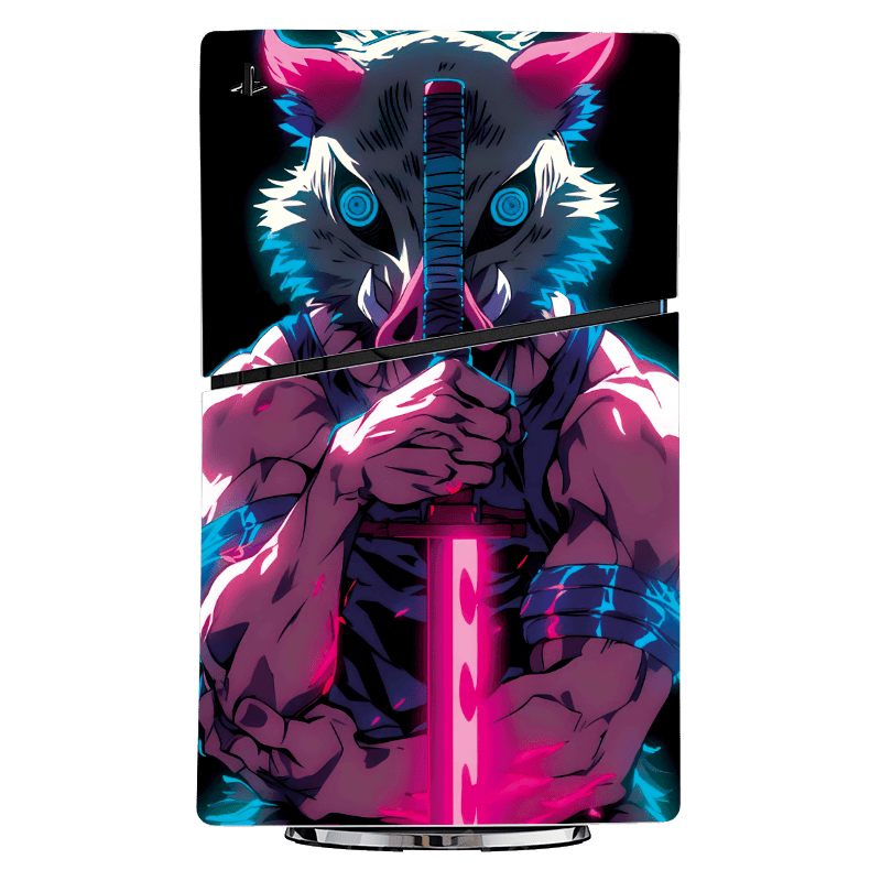 Demon Slayer Inosuke Skin Playstation 5 Slim Xonebrand