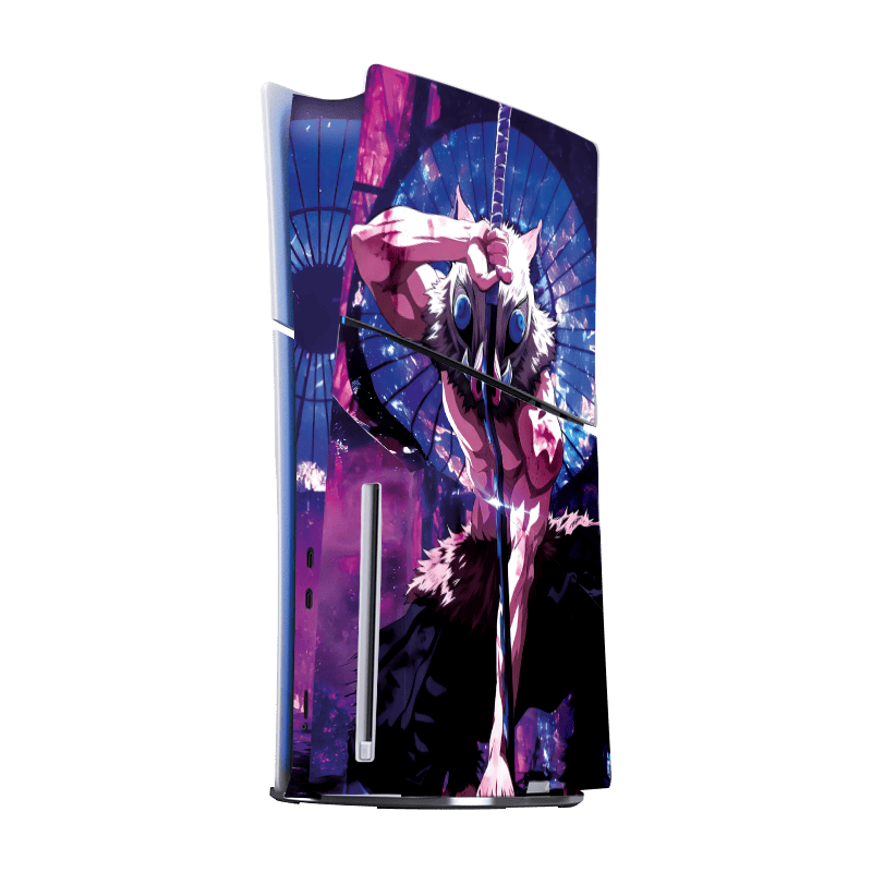 Demon Slayer Inosuke Skin Playstation 5 Slim Xonebrand