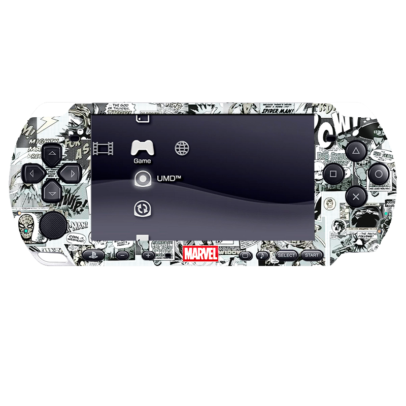 Marvel Spiderman PSP portátil para juegos Bundle Skin