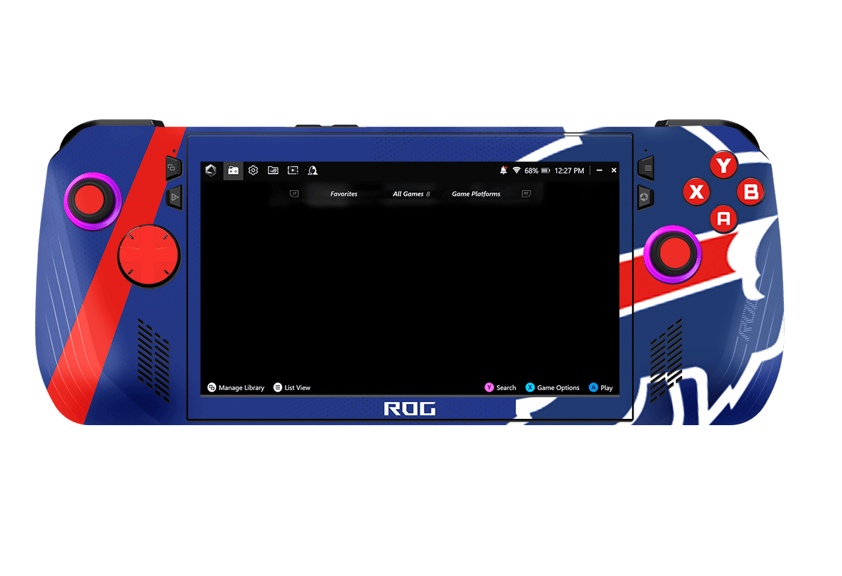 Buffalo Bills Skin Asus Rog Ally X Xonebrand