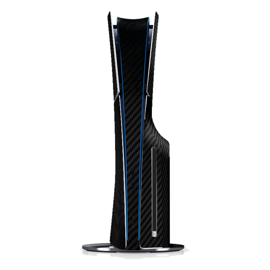 Fibra Carbono Negro Skin Playstation 5 Slim