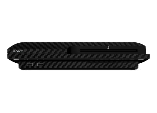 Fibra Carbono Negro Skin Playstation 3 Slim