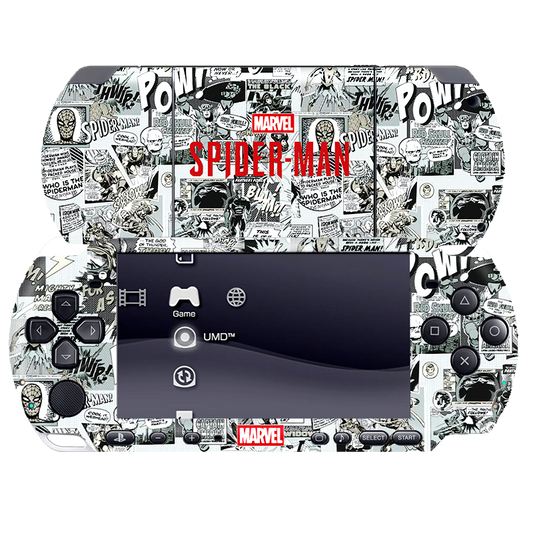 Marvel Spiderman PSP portátil para juegos Bundle Skin