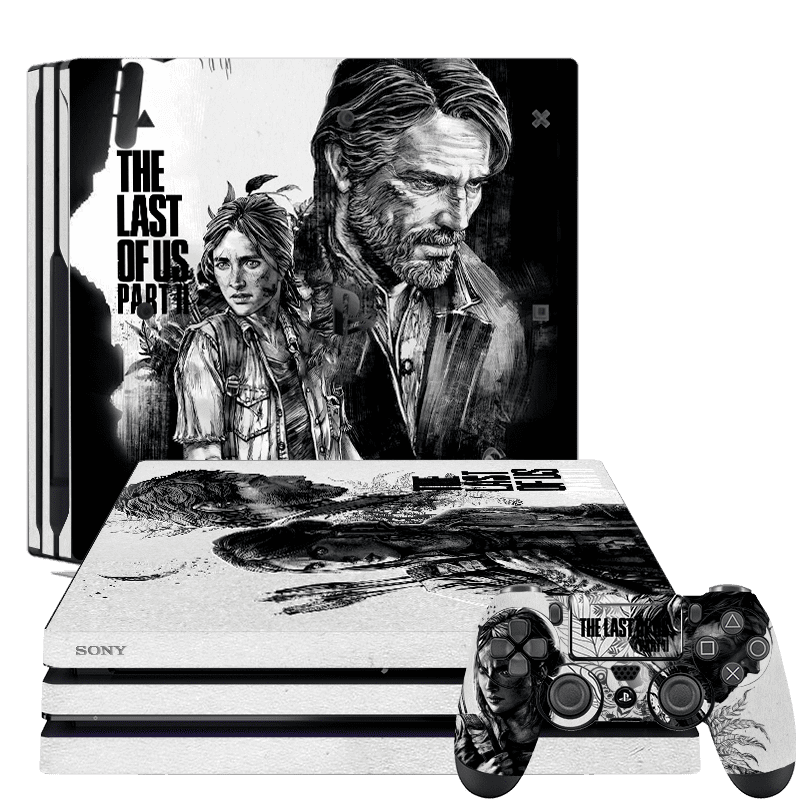 The las of Us II Skin Playstation 4 Pro Xonebrand