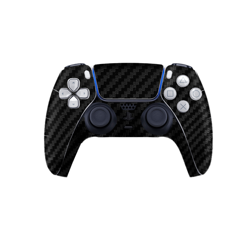Fibra Carbono Negro Skin Playstation 5 Slim