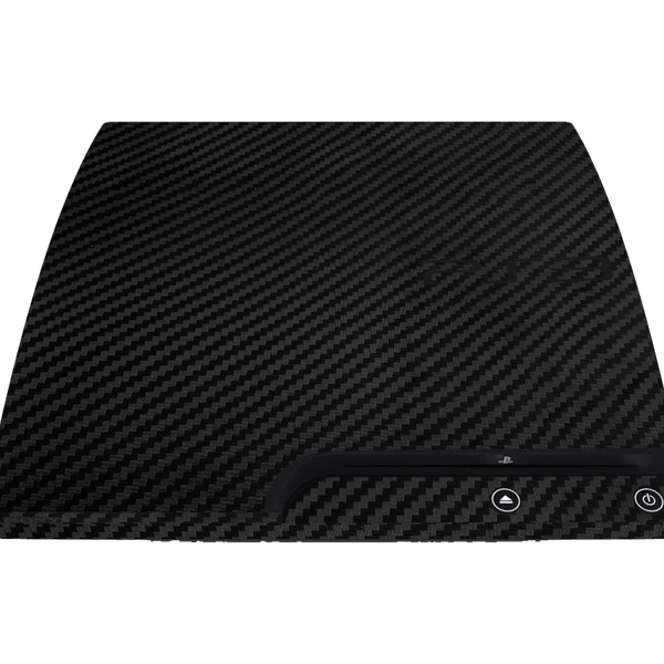 Fibra Carbono Negro Skin Playstation 3 Slim