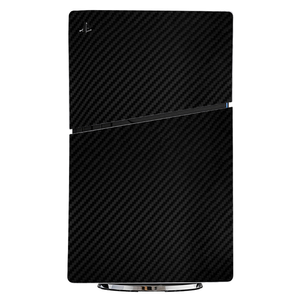 Fibra Carbono Negro Skin Playstation 5 Slim