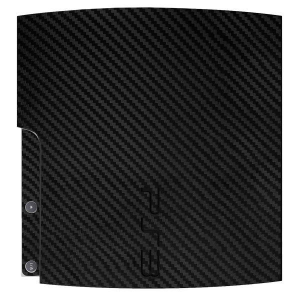 Fibra Carbono Negro Skin Playstation 3 Slim