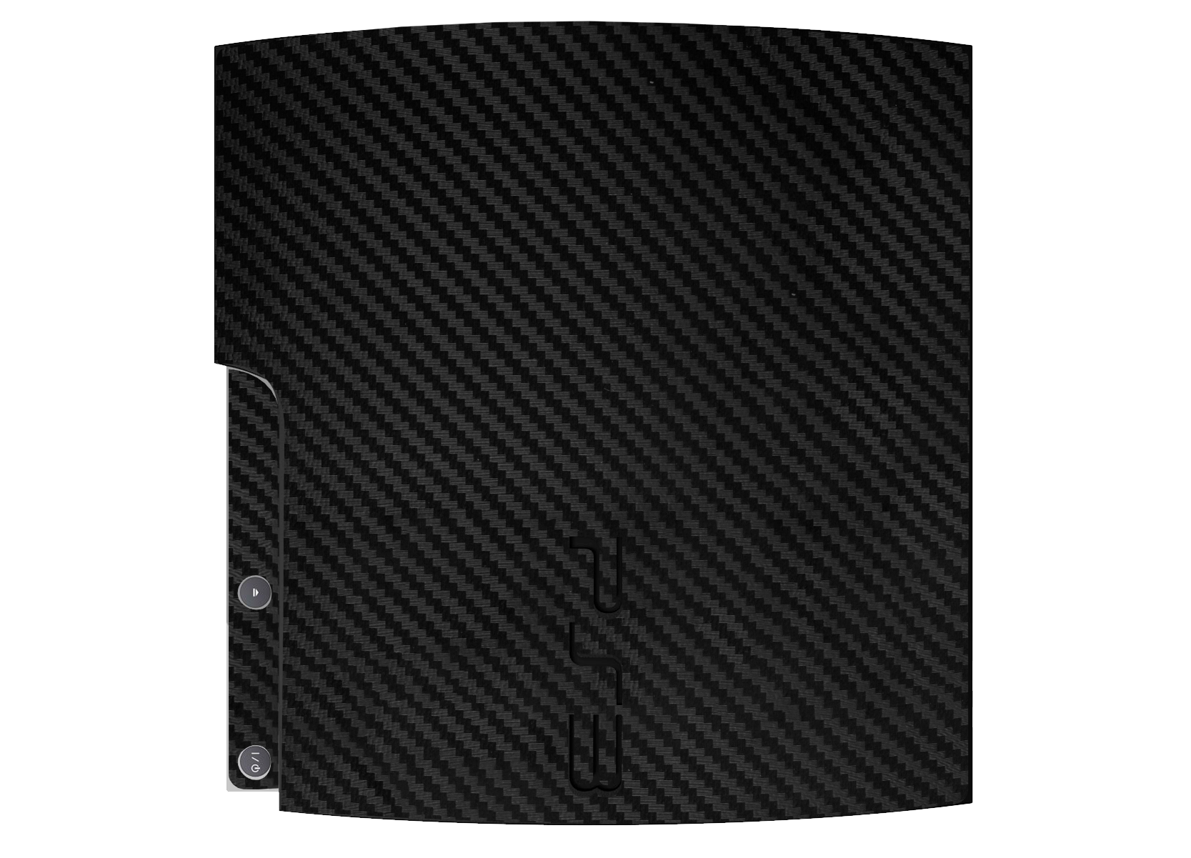 Fibra Carbono Negro Skin Playstation 3 Slim