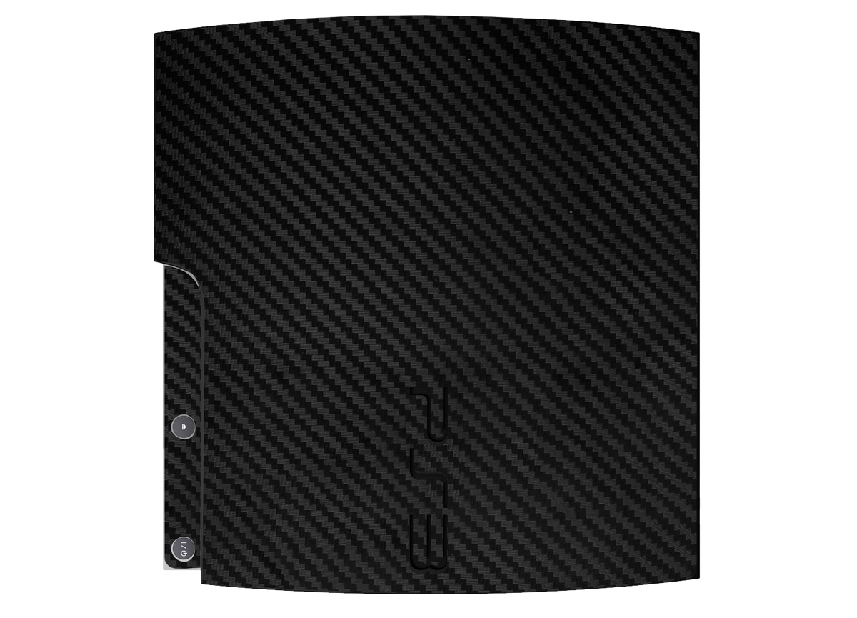 Fibra Carbono Negro Skin Playstation 3 Slim Xonebrand